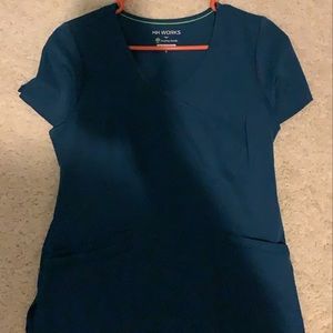 Healing hands scrub top